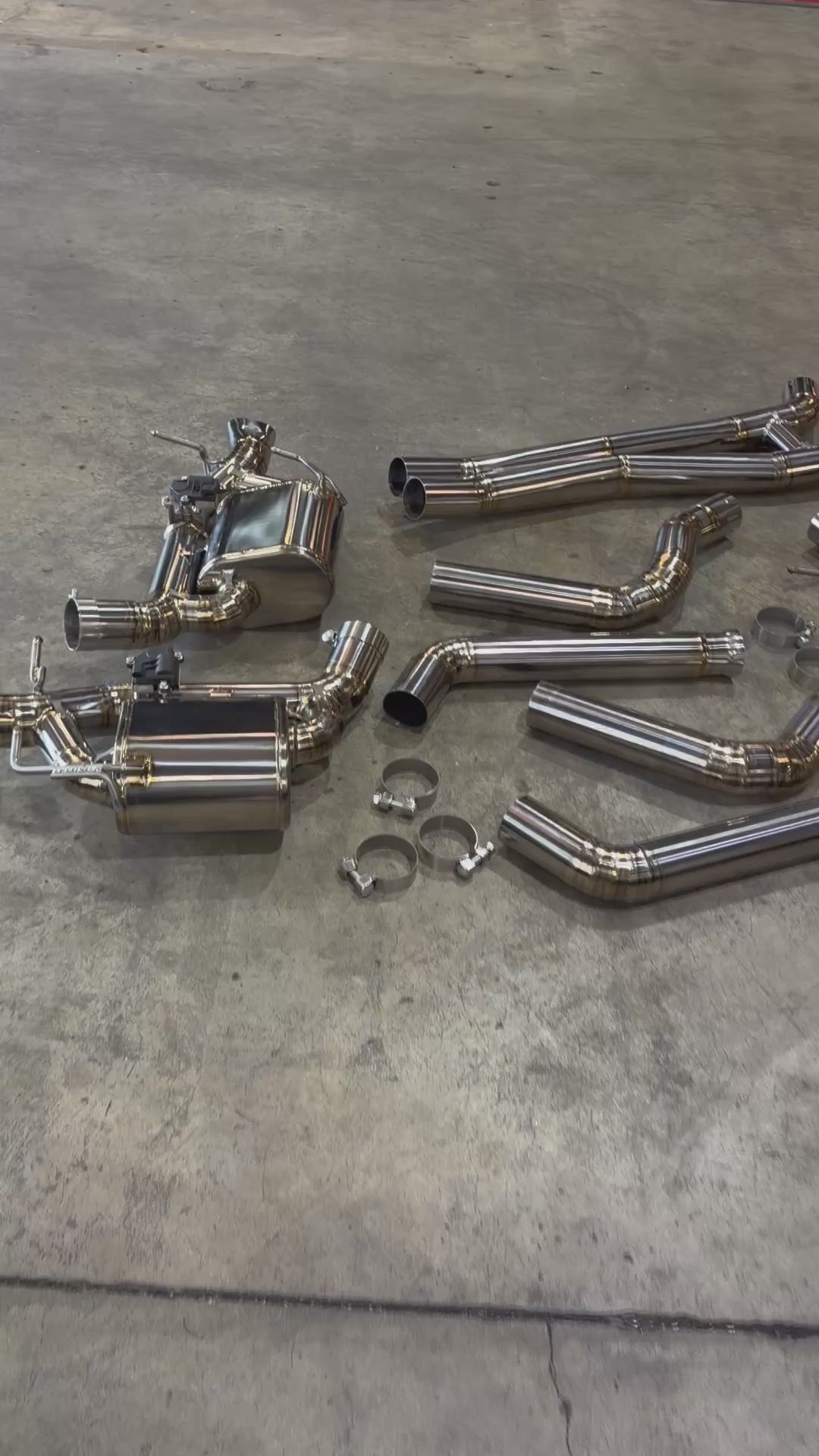 AMG E63s 3" Titanium Valved Exhausted Stystem W213 Mercedes-Benz